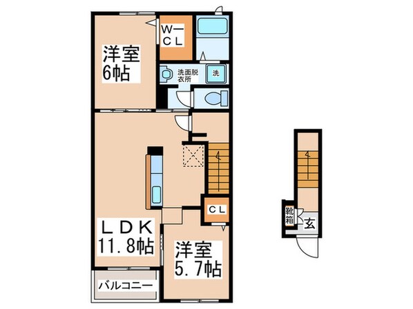 アビタシオンの物件間取画像